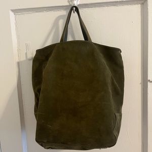 Brandon Blackwood Large Mandeville Suede tote